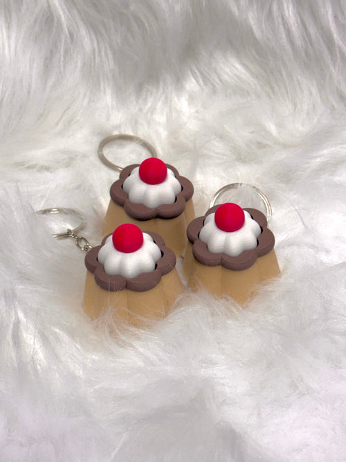 布甸按壓器鎖匙扣