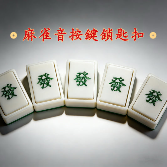 發財麻雀按壓器鎖匙扣（麻雀音）