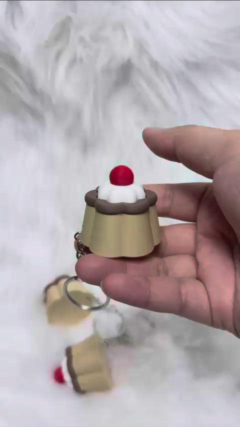 布甸按壓器鎖匙扣