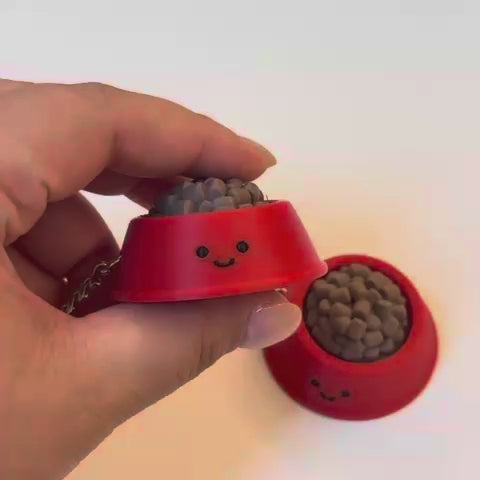 笑臉狗糧/貓糧按壓器鎖匙扣